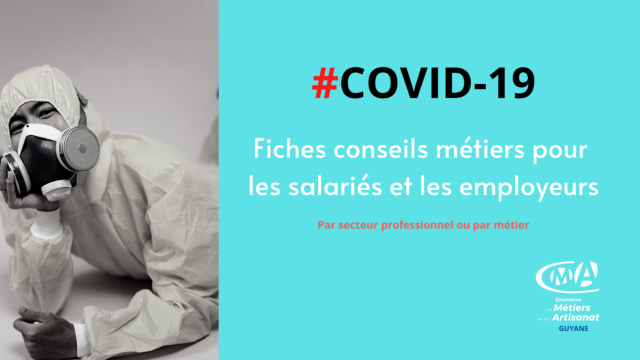 #COVID-19 – Fiches conseils métiers pour les salariés et les employeurs