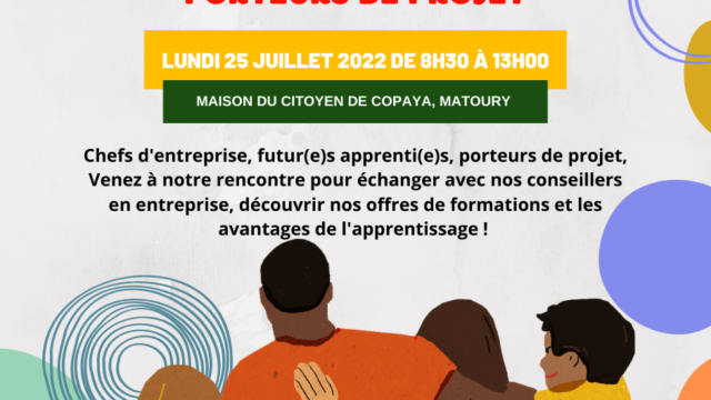 Journée de l’Apprentissage et des porteurs de projets à Matoury